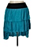 Cha Cha Vente Color Block Teal Casual Skirt Size L - photo 2
