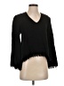 Zara Black 3/4 Sleeve Top Size XS - photo 1