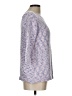 Talbots Outlet 100% Cotton Tweed Purple Pullover Sweater Size L (estimated) - photo 4