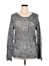 Relativity Metallic Silver Pullover Sweater Size XL - photo 1