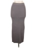 Zara Solid Gray Formal Skirt Size L - photo 1