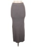 Zara Solid Gray Formal Skirt Size L - photo 2