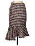 Halogen Tweed Brown Formal Skirt Size 2 - photo 1