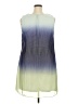 Venus 100% Polyester Blue Sleeveless Blouse Size 18 - photo 2