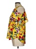 A. Byer 100% Polyester Yellow Short Sleeve Blouse Size L - photo 5