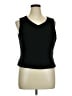 Kasper 100% Polyester Black Sleeveless Top Size 16 (petite) - photo 1