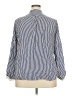 J.Crew Stripes Blue 3/4 Sleeve Blouse Size XXL - photo 2