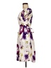 Unbranded Floral Purple Cocktail Dress Size M (estimated) - photo 5