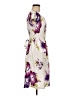 Unbranded Floral Purple Cocktail Dress Size M (estimated) - photo 4