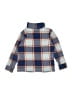 Hanna Andersson Plaid Blue Long Sleeve Turtleneck Size 5 - photo 2