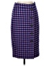 J.Crew Plaid Purple Formal Skirt Size 00 - photo 1