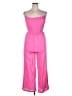 ANNIEWEAR Solid Pink Jumpsuit Size XL - photo 1