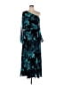 Xscape 100% Polyester Teal Cocktail Dress Size 14W - photo 1