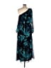 Xscape 100% Polyester Teal Cocktail Dress Size 14W - photo 2
