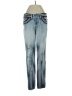 Royal Blue Graphic Blue Jeans Size 5 - 6 - photo 1