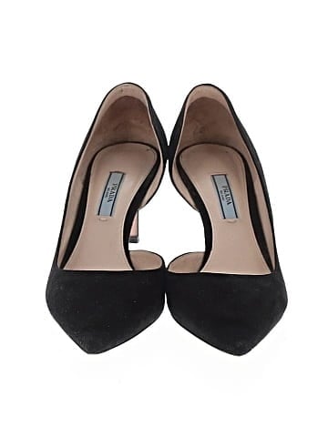 Prada Suede d'Orsay Pumps (view 2)