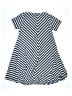 Nordstrom Chevron-herringbone Blue Dress Size 10 - 12 - photo 2