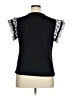 Unbranded Black Short Sleeve Top Size XL - photo 2