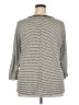 Cato Silver 3/4 Sleeve Top Size 24W - photo 2