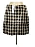 Olia 100% Polyester Houndstooth Brown Tan Formal Skirt Size M - photo 2