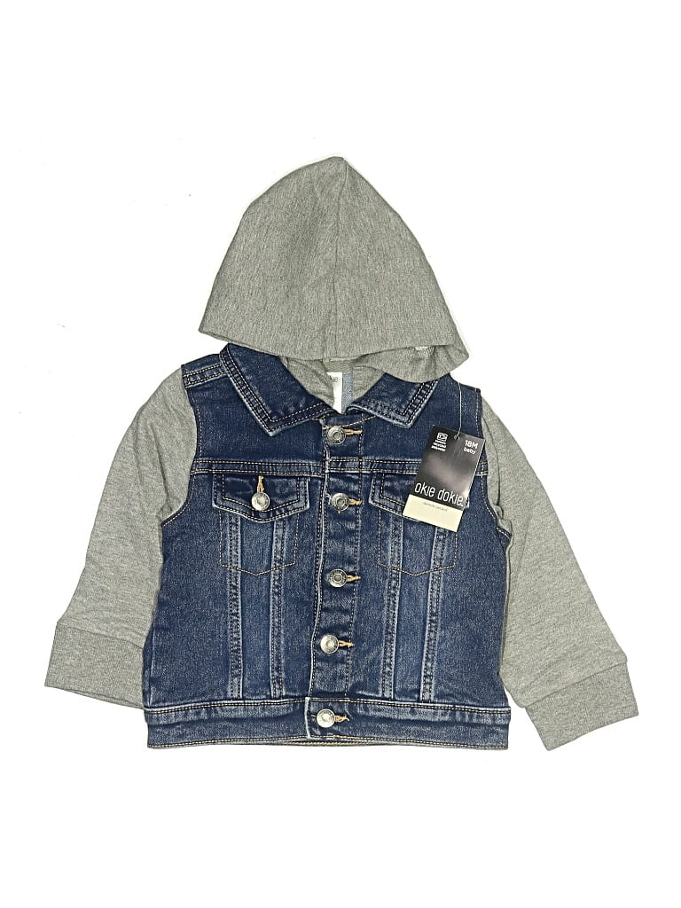 Okie Dokie Kids' Denim Jacket In Blue