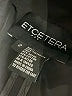 Etcetera 100% Polyester Black Trenchcoat Size 2 - photo 3