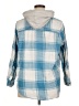 Time and Tru 100% Cotton Blue Poncho Size XL - photo 2