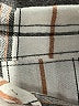 Unbranded 100% Polyester Plaid Ivory Long Sleeve Blouse Size M - photo 7
