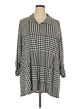 Kim Rogers 3/4 Sleeve Button Down Shirt