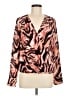 Halogen Brown Long Sleeve Blouse Size M - photo 1