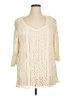 Christopher & Banks Ivory 3/4 Sleeve Blouse Size XL - photo 1