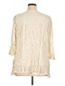 Christopher & Banks Ivory 3/4 Sleeve Blouse Size XL - photo 2