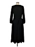 Gap Solid Black Casual Dress Size M - photo 2