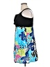 Fire Los Angeles Print Blue Cocktail Dress Size XL - photo 5