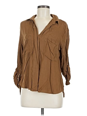 Bella Dahl 3/4 Sleeve Button-Down Shirt (view 1)