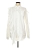 Shein 100% Cotton Ivory Long Sleeve Blouse Size M - photo 1