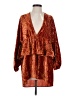 Topshop Orange Cocktail Dress Size 0 - photo 1