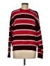 Assorted Brands Stripes Burgundy Pullover Sweater Size M - photo 1