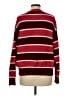 Assorted Brands Stripes Burgundy Pullover Sweater Size M - photo 2