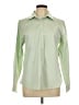 Foxcroft 100% Cotton Green Long Sleeve Blouse Size 10 - photo 1