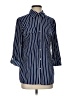 Notations Stripes Blue 3/4 Sleeve Blouse Size S - photo 1