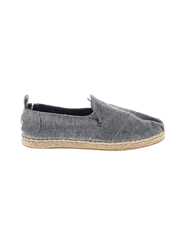 Pre-owned Toms Flats In Blue