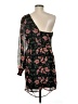Lost + Wander Floral Black Cocktail Dress Size M - photo 2