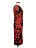 JS Collections 100% Polyester Paisley Red Cocktail Dress Size 6 - photo 4