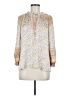 Current Air 100% Polyester Ivory Long Sleeve Blouse Size M - photo 1