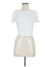 Express Ivory Short Sleeve Turtleneck Size M - photo 1