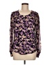 Chico's Purple Long Sleeve Blouse Size Med (1) - photo 1