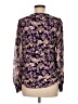 Chico's Purple Long Sleeve Blouse Size Med (1) - photo 2