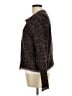 Elle Tweed Burgundy Cardigan Size L - photo 5