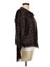 Elle Tweed Burgundy Cardigan Size L - photo 4